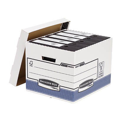 Contenedor de archivos System Azul