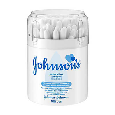 Bastoncillos suaves de algodon Johnsons