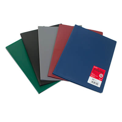 Carpeta 50 fundas Folio PP opaca negra