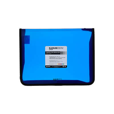 Carpeta con cremallera Blackline