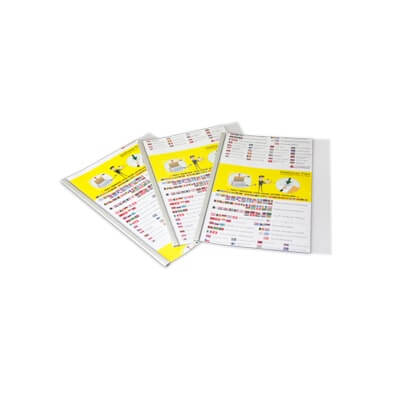 Tapa d'encuadernar Unibind blanca fins 40 fulls