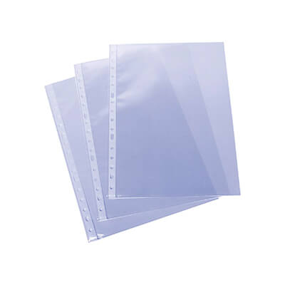 Funda Foli multitaladro PP extra lllis (100u)