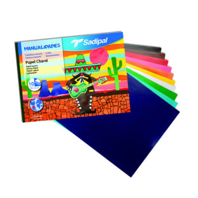 Bloc paper xarol colors variats (10 fulls)