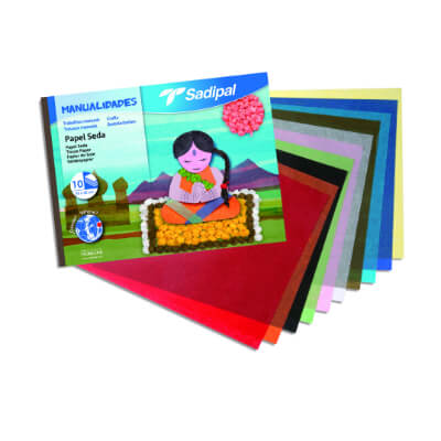 Bloc Paper seda colors variats (10 fulls)