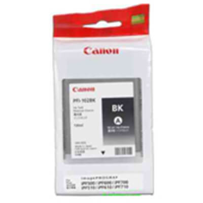 Cart.canon inkjet pfi-102bk 130ml negro