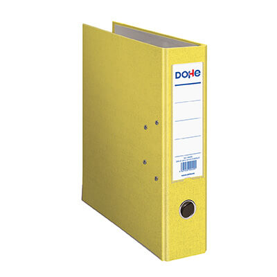 Archivador Dohe A4 lomo ancho amarillo