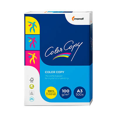 Paquete papel Digital Color Copy A3 100g 500 hojas