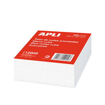Bloc notes blanques 500 fulls 10x10x5