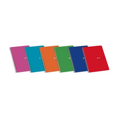 Cuaderno Enri 1/4 C4 con margen surtidos