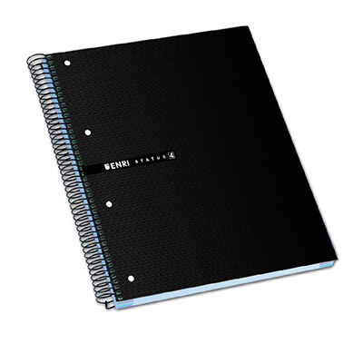 Cuaderno A4 ENRI Status C5 negro