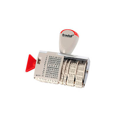 Segell/datador Trodat fórmules múltiples