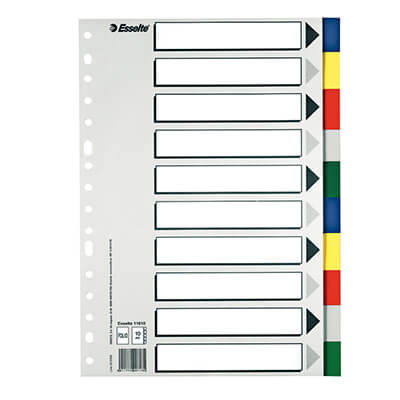 Joc 10 separadors PP Foli 16 anelles