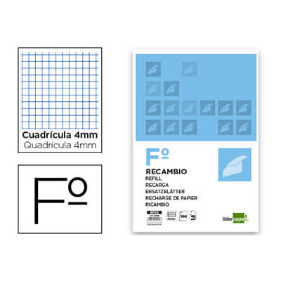 Resmilla papel Folio C4 60g 100 hojas