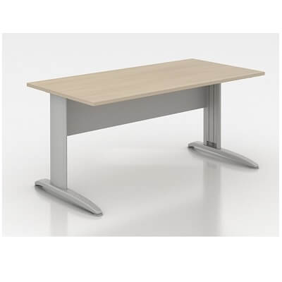 Taula operativa color plata/faig TONO T2 160x80