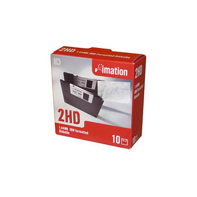 Caja 10 disketes 3 1/2 ds hd formato dos