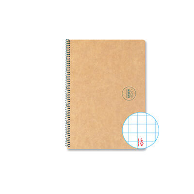 Cuaderno espiral A5 reciclado C5 100 hojas