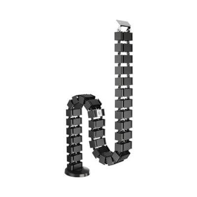 Pasacables vértebra negro