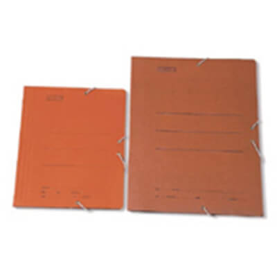 Carpeta cartró 1/4 amb bossa blava