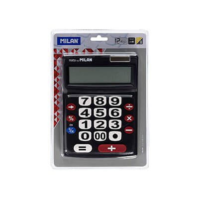 Calculadora Milan teclas gigantes 12 dígitos