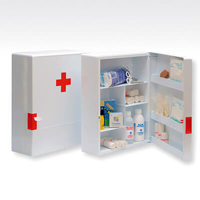 Farmaciola emergències pany amb clau