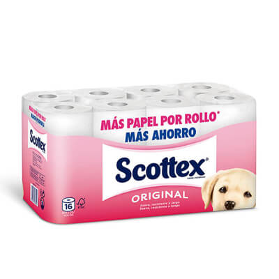 Papel higiénico Scottex original
