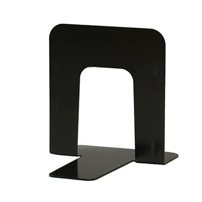 Juego de apoyalibros metálico negro pequeño