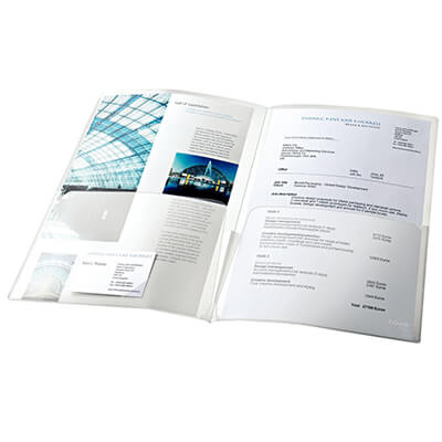 Paquete 5 dossiers canguro doble PP