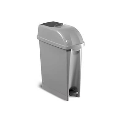 Papelera sanitaria color gris