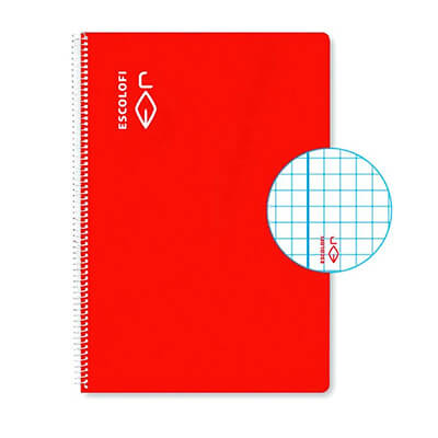 Quadern Escolofi A5 C4 50 fulls vermell
