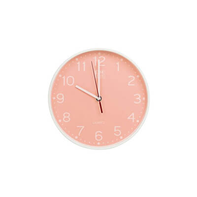 Reloj pared Oxford Calm 25cm naranja