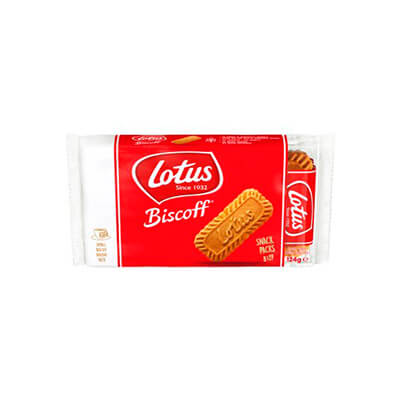 Caja galletas Biscoff Lotus snack 12paq.(8x2)
