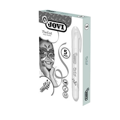 Pack 5 Barra maquillatge Jovi twist make up blanc
