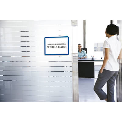 Pack 2 marcs A4 magneto adhesius blaus