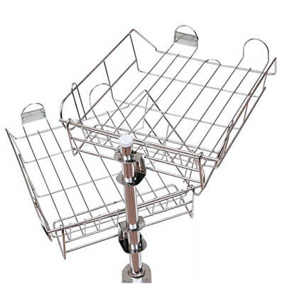 Suport amb 3 safates metàl·liques