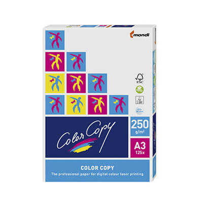 Paquet paper Color Copy A3 250g 125 fulls