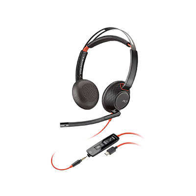 Auricular Poly Blackwire 5220 USB-C/A