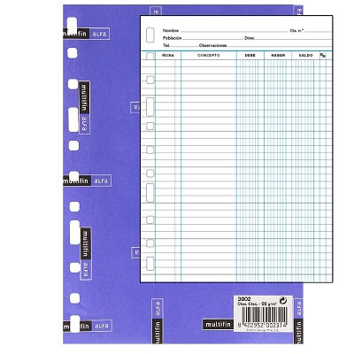 Recanvi 11 trepants 1/4 natural  c/c