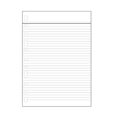 Recambio 11 taladros 1/4 natural  horizontal