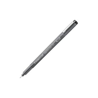 Pack 10 rotuladores Staedtler 308 negro 0,2mm