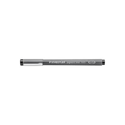 Pack 10 rotuladores Staedtler 308 negro 0,05mm