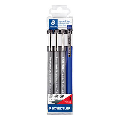 Pack de 3 Staedter pigment liner 308 +1 portaminas