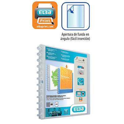 Carpeta 20 fundes vario-zipp cangur A4