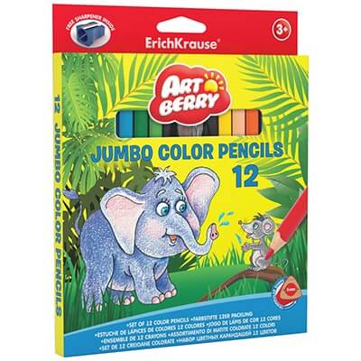 Caja 12 lápices colores Jumbo surtidos