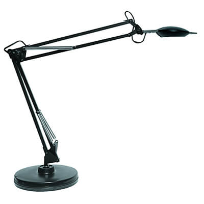 Làmpada sobretaula Unilux nao led color negre