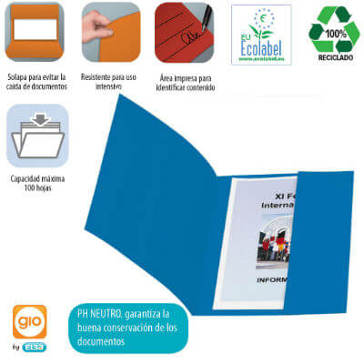 Subcarpeta Gio 1 solapa blava