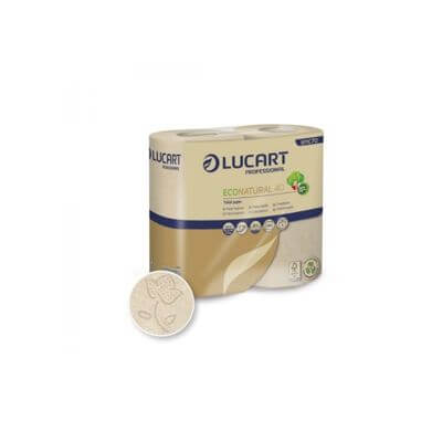 Papel higiénico Lucart Econatural 4.3 3 capas