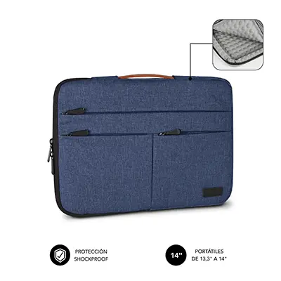 Funda Air Padding 360 Sleeve 14" blau
