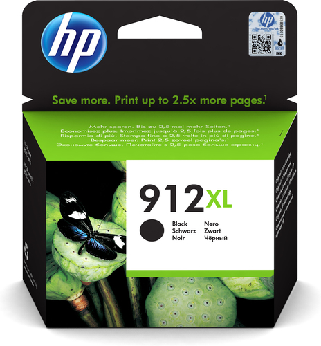 Cartucho de tinta original HP 912XL negro