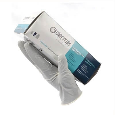 Caixa 100 guants de làtex d'un sol ús T-M