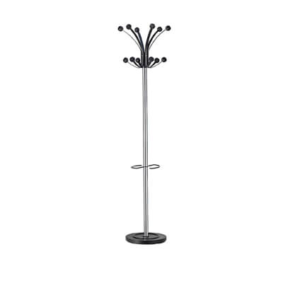 Perchero Hakea negro/plateado